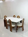 Home Interiors Classic 6 Seater Dining Set - 1