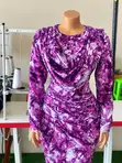 Ash Brand Women's Cotton Lycra Long Overall Dress - XL - 3