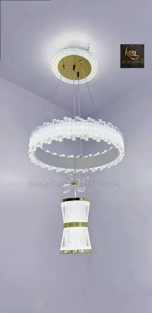Modern Color-Changing Chandelier