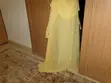 Custard Cream Abaya - Chiffon Maxi Dress - 1