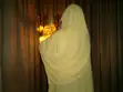 Custard Cream Abaya - Chiffon Maxi Dress - 3
