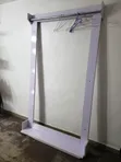 Home Interiors Standing Mirror with Hangers - 2
