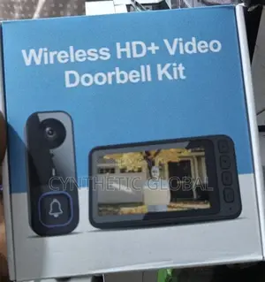 Wireless HD+ Video Doorbell Kit with Indoor Monitor