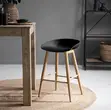 Brand New Bar Stool with Wood-Finish Frame and Footrest - 2