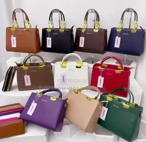 Bagco Classic Leather Handbag - Multicolor
