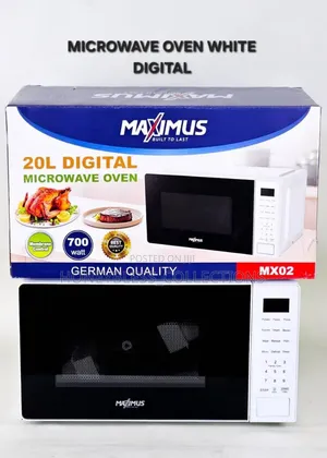 Maximus 20L Digital Microwave Oven - White