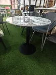 Imported Quality Round Marble Top Table - 1