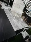 Imported Quality Marble Top Dining Table (Seats 6) - 2