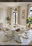 Sabon Luxury 6 Seater Marble Dining Set - 1