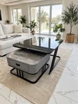Luxury Marble/Glass Center Table - Brand New - 1