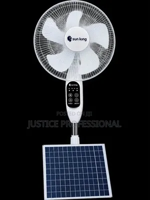 Sun King Fan Mai Amfani Da Hasken Rana - Mai Sake Gina Baturi