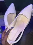 Brand New White Heeled Sandals - Size 35 - 1
