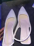 Brand New White Heeled Sandals - Size 35 - 2