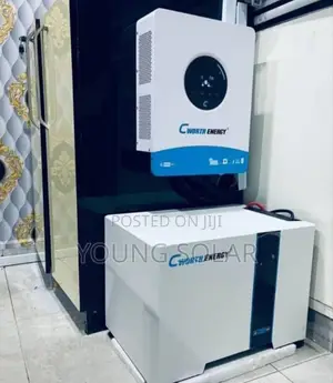 Cworth 7.5kWh 24V Hybrid Inverter & Battery Setup