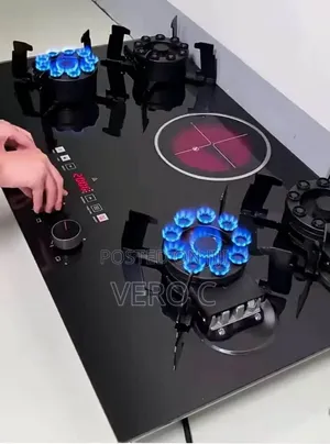 Newcastle 5-Burner Gas Cooker with Digital Display