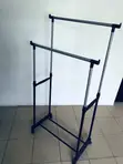 Cloth Hanger with Bottom Shoe Storage - 1