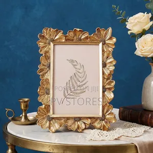 French Decorative Photo Frame, European Style Retro Gold 6x8inch