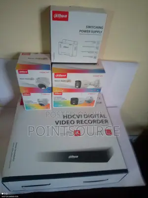 Dahua 4 Channel DVR Tsarin Kamara na Tsaro tare da Kamara 4