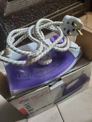 Bajaj Steam Iron Mai Amfani - Purple & White