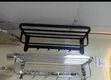 Akt Quality Towel Hanger - Black & Silver - 1
