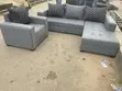 Sabon Sofa Set Mai Launin]='Gray' na kusurwa - 1
