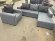 Sabon Sofa Set Mai Launin]='Gray' na kusurwa - 2