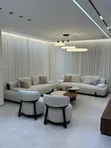 Home Interior Curved Sofa Set - 1