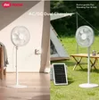 Itel Solar Rechargeable Fan with Lithium Battery - 1