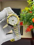 Gucci Agogon Hannu Na Maza Da Mata Analog - Zinare Mai Zare, Farar Hannu - 2