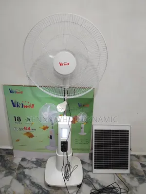 Vin Well Solar Fan 18-inch with Light