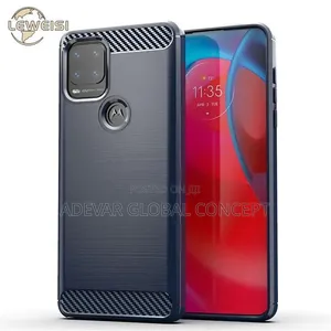 Motorola Moto G Stylus 5G Carbon Fiber Bumper Case