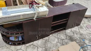 Used Kitchen Cabinet with 2 Shelves & Wine Glass Compartment