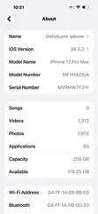 Apple iPhone 17 Pro Max 256GB Orange - 3