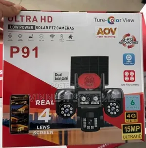 Ultra HD Low Power Solar PTZ Camera