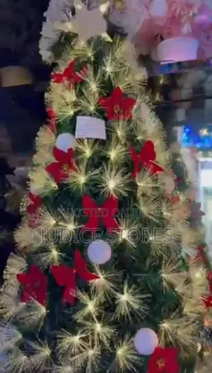 Starlight Ribbon Christmas Tree With Light 7FT