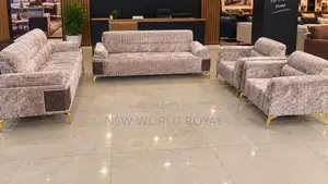 Home Interiors Sofa Set Mai Zama 8 - Brown Fabric