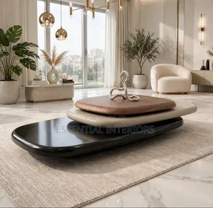 Luxury Home Interiors Oval Center Table - Brand New
