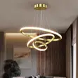 Sabo Luxury Modern LED 3-Ring Chandelier Pendant Light - 2