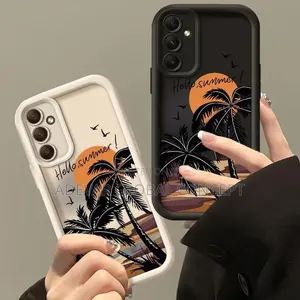 Samsung A34 5G Silicone Soft Cover - Sunset Beach