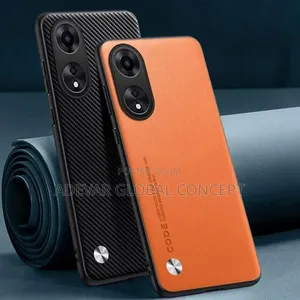 Kwalliyar PU Leather Mai Girma don OPPO A17 - Baƙi