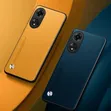 Kwalliyar PU Leather Mai Girma don OPPO A17 - Baƙi - 4