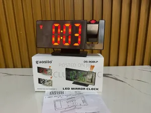 Gaosiio DS-3618LP LED Mirror Clock with Projector