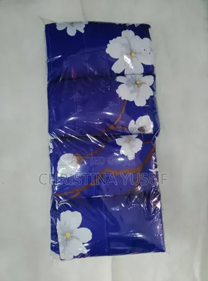 Royal Heritage Navy Blue Cotton Bedsheet & Duvet Set