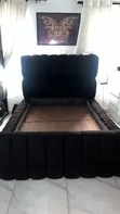 Black Bed Frame (4.5x6ft) - 1
