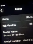 Apple iPhone 11 Pro Max 64GB Silver (Na Amfani, Fuska Ta Fasa) - 2