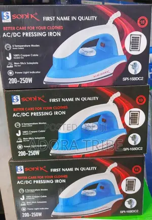 Sonik Solar Compatible AC/DC Dry Iron