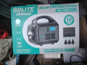 Big Solar Kit with Panel and 3 Bulbs