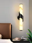 Modern Linear Alabaster Wall Sconce Light - 2