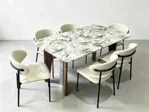 Modern Marble Top Dining Set (6 Seaters)
