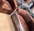 3 Seater Brown Bucket Sofa - 2